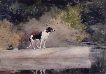 Perro en un Tronco, 1889
